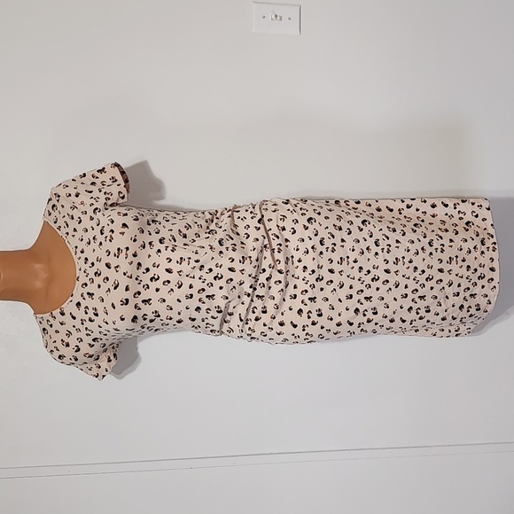 Isabel Maternity Leopard Print Dress Size Small - Picture 8 of 9
